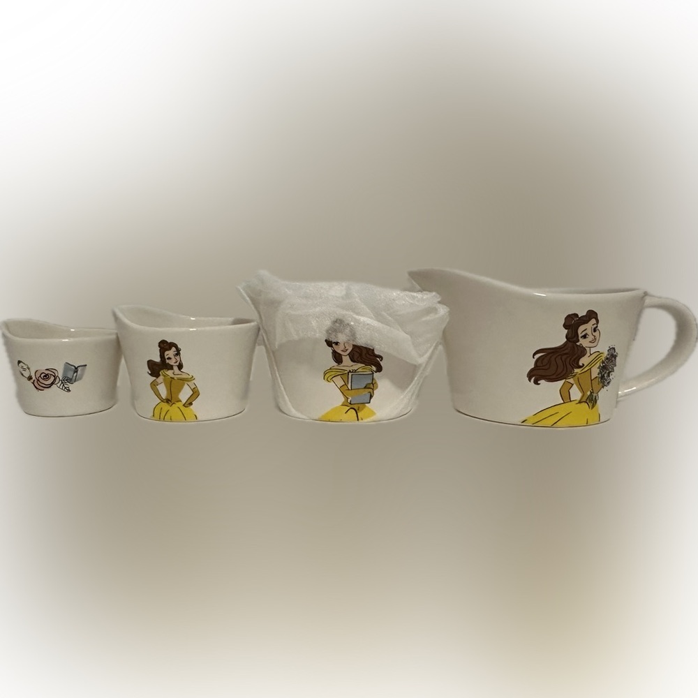Rae Dunn- Measuring Cups Disney Princess Bell set of 4